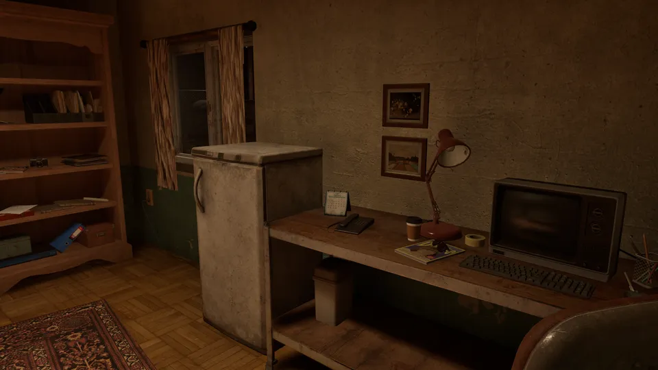 Cole's small room at the station